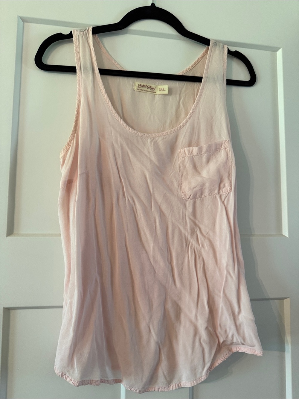 Splendid Soft Scoop Tank Top in Light Pink